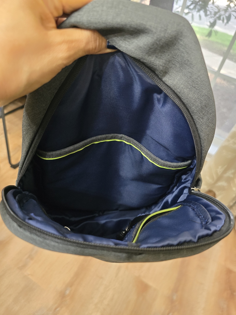 Travelon Gray Everyday Anti-Theft Sling Backpack - Picture 5 of 9